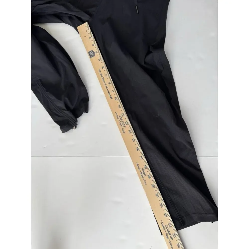 Lululemon Dance Studio Mid Rise Crop Jogger Pants 6 Black Drawstring #NE179